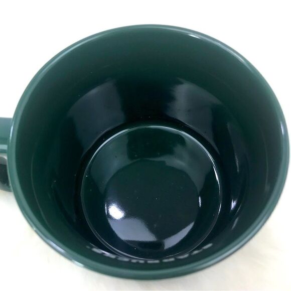 Starbucks Holiday 2022 Venetian Forest Marble Forest Green Ceramic Mug - Picture 10 of 16